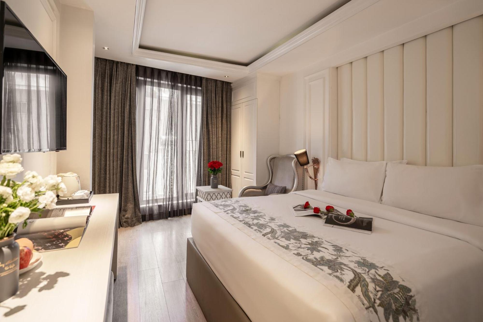 Phòng Premium Deluxe Giường Đôi - Trà Chiều